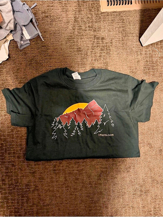 14ers.com Other - 14ers.com Colorado Fourteeners Peak Checklist T-Shirt
